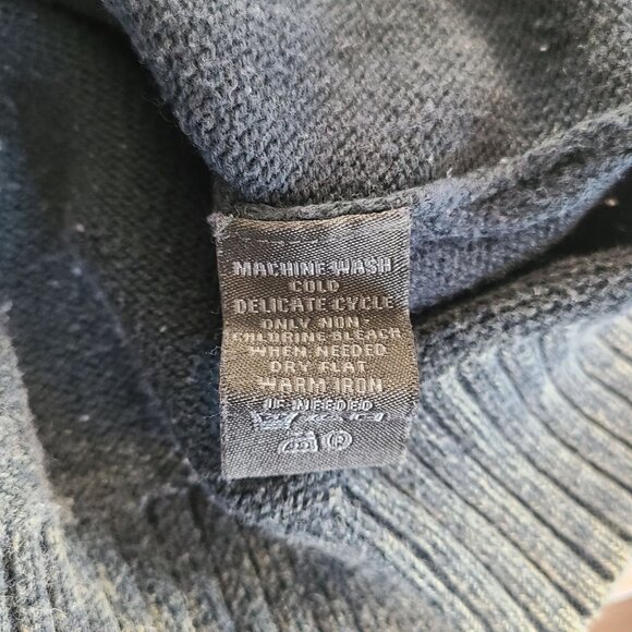 Lyle & Scott Scotland Sweater Jumper Combed Cotton Green Crew Neck L Forestcore - Picture 6 of 10